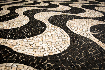 Famous Copacabana Sidewalk Mosaic