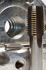 tap and other carving details, tools