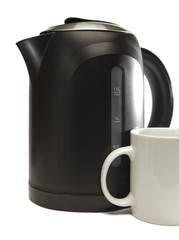 electric kettle and a mug