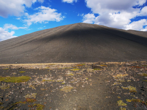 Hverfjall - a tuff ring volcano in the Lake Myvatn area in northern Iceland
