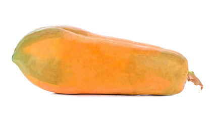 papaya isolated on a white background