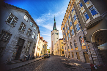 Obraz premium Church St. Olaf in Tallinn
