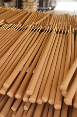Joss sticks factory closeup in Taiwan