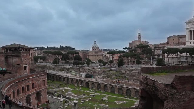 timelapse foro romano roma