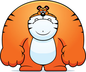 Sad Cartoon Tiger