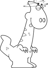 Drunk Cartoon Parasaurolophus