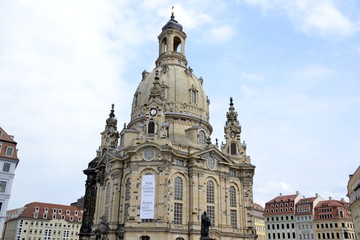 Fototapeta na wymiar Architecture from Dresden in Germany 