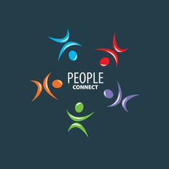 vector logo people