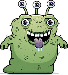 Fototapeta premium Ugly Alien Standing