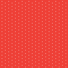 Red, white dotted vector background.