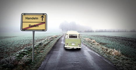 Schild 157 - Handeln