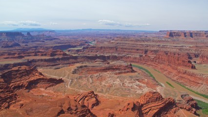 Colorado River flowing through Dead Horse Point State Park, Utah