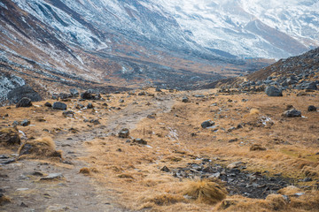 beautiful way for trekking to Annapurna base camp