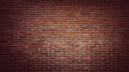 Fototapeta na wymiar vintage Red brick wall background