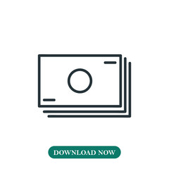 Money icon vector