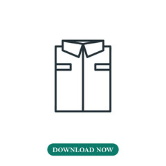 Shirt icon vector