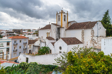 View over the old town of Tavira, Portugal