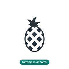 Ananas icon vector