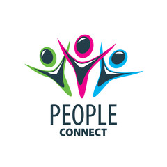 vector logo people