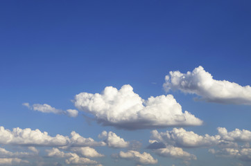 Fototapeta na wymiar blue sky with cloud closeup.Closeup blue sky and fluffy clouds b