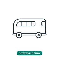 Bus icon vector
