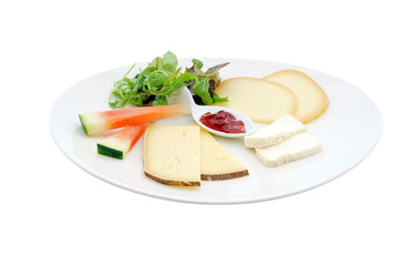 gastronomie - assiette de fromage français