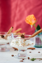 Nice ice cream dessert