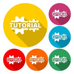 Tutorial icon, Education Icon - Illustration