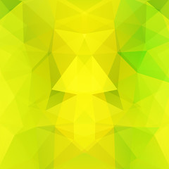 Abstract polygonal vector background. Yellow geometric vector illustration. Creative design template.