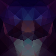 Obraz premium Background made of dark purple triangles. Square composition with geometric shapes. Eps 10