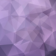 Obraz premium Background made of purple, violet triangles. Square composition with geometric shapes. Eps 10