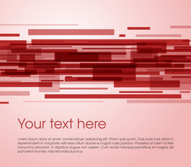 Vector abstract rectangle background in red color