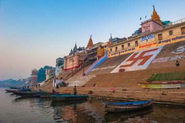 Holy city of Varanasi, India