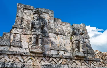 Gordijnen Kabah, Maya archaeological site, Puuc road, Yucatan, Mexico © javarman