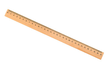 Wooden ruler