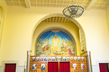The colorful iconostasis