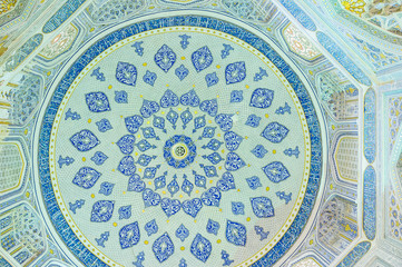 The blue traceries