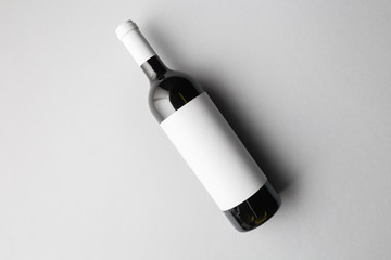 Top view of wine