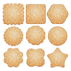 vector set of sugar cookies