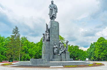 The ensemble of Taras Shevchenko Monument