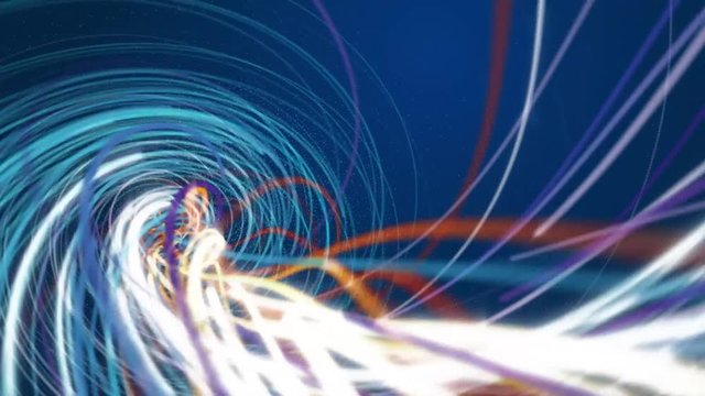 TWIST LINE abstrack blue