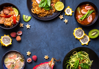 Thai food background
