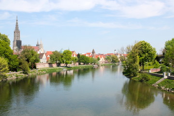 Fototapeta na wymiar Ulm an der Donau