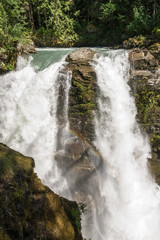 Nooksack Falls at Snoqualmie NF, WA, USA