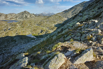 Panorama around Tevno Lake, Pirin mountain, Bulgaria