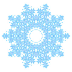 Abstract snowflake