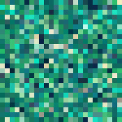 Seamless geometric checked pattern. Ideal for printing onto fabric and paper or decoration. Blue, green colors