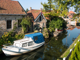 Hinloopen, city view, Friesland, NLD