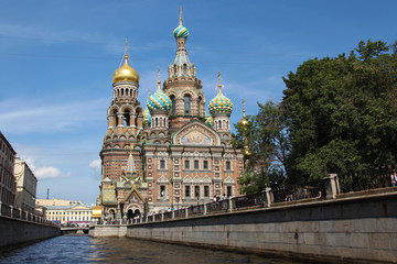 Russia. Saint Petersburg. The Church of the Savior on Spilled Blood