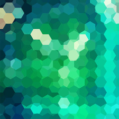 Fototapeta na wymiar Background of blue, green geometric shapes. Mosaic pattern. Vector EPS 10. Vector illustration.